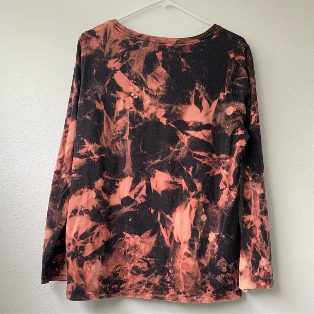 128. Blue Mountain Long Sleeve Tie Dye Shirt - Picture 5 of 7